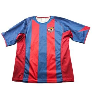 Marquez FC Barcelona LFP La Liga Soccer Jersey Men's XL Red Blue Short Sleeve